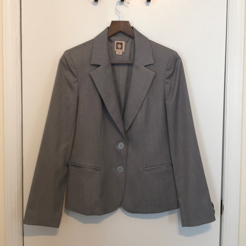Anne Klein Gray suit jacket